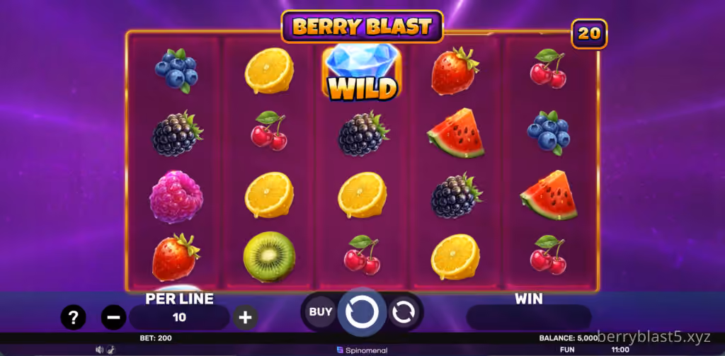 Berry Blast — Spinomenal: slot gameplay